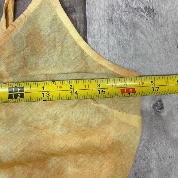 Jen’s Pirate Booty Shine On Kaftan Eyelet Maxi Dress Cover Up Yellow M / L - Picture 16 of 16